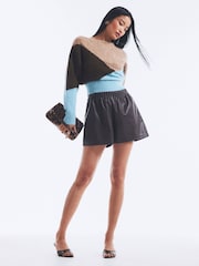 River Island Colour Blocked Batwing Jumper - Imagen 1 de 4