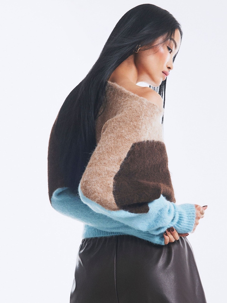 River Island Colour Blocked Batwing Jumper - Imagen 2 de 4 River Island Colour Blocked Batwing Jumper - Imagen 2 de 4