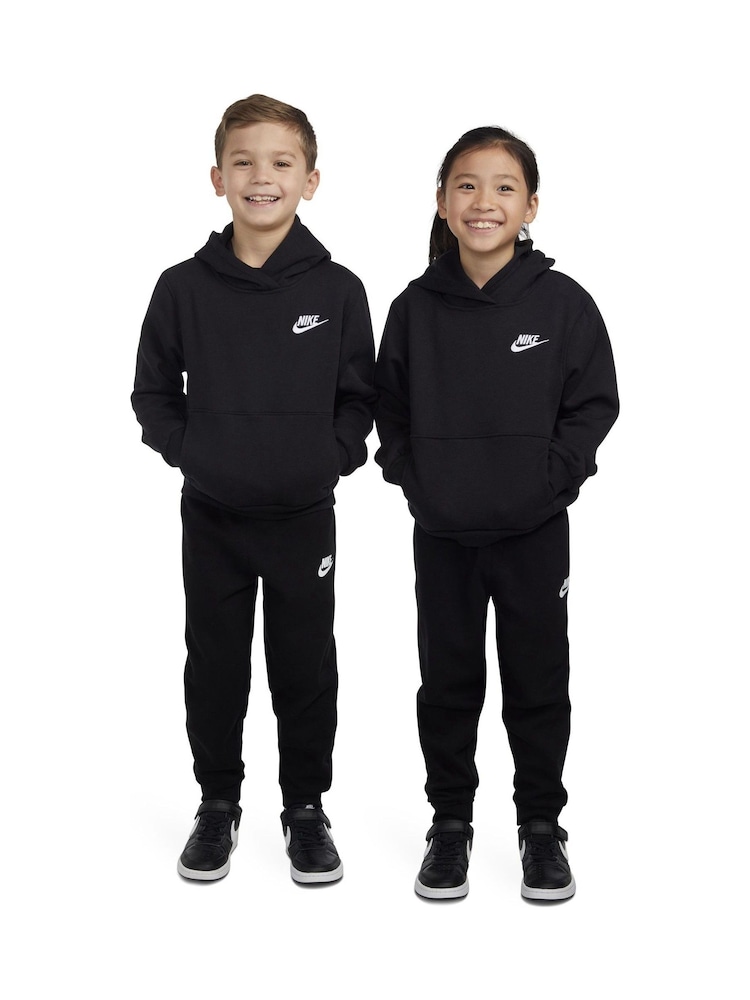 Nike Black Little Kids Club Fleece Overhead Hoodie - Image 1 of 6