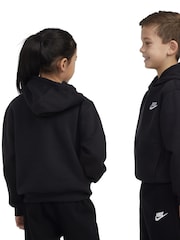Nike Black Little Kids Club Fleece Overhead Hoodie - Image 3 of 6