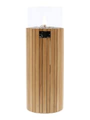 Pacific Natural Garden Cosiscoop Pillar Teak Lantern - Image 4 of 5
