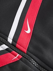 Nike Black Little Kids Club Taped Poly Tracksuit - Image 4 of 6