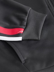 Nike Black Little Kids Club Taped Poly Tracksuit - Image 5 of 6