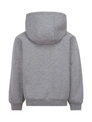 Nike Grey Little Kids Club Fleece Overhead Hoodie - Image 3 of 4