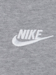 Nike Grey Little Kids Club Fleece Overhead Hoodie - Image 4 of 4