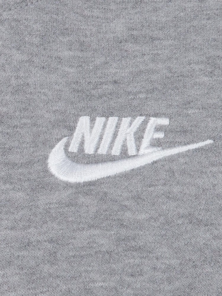 Nike Grey Little Kids Club Fleece Overhead Hoodie - Image 4 of 4
