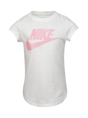 Nike White Little Kids Futura T-Shirt - Image 1 of 2
