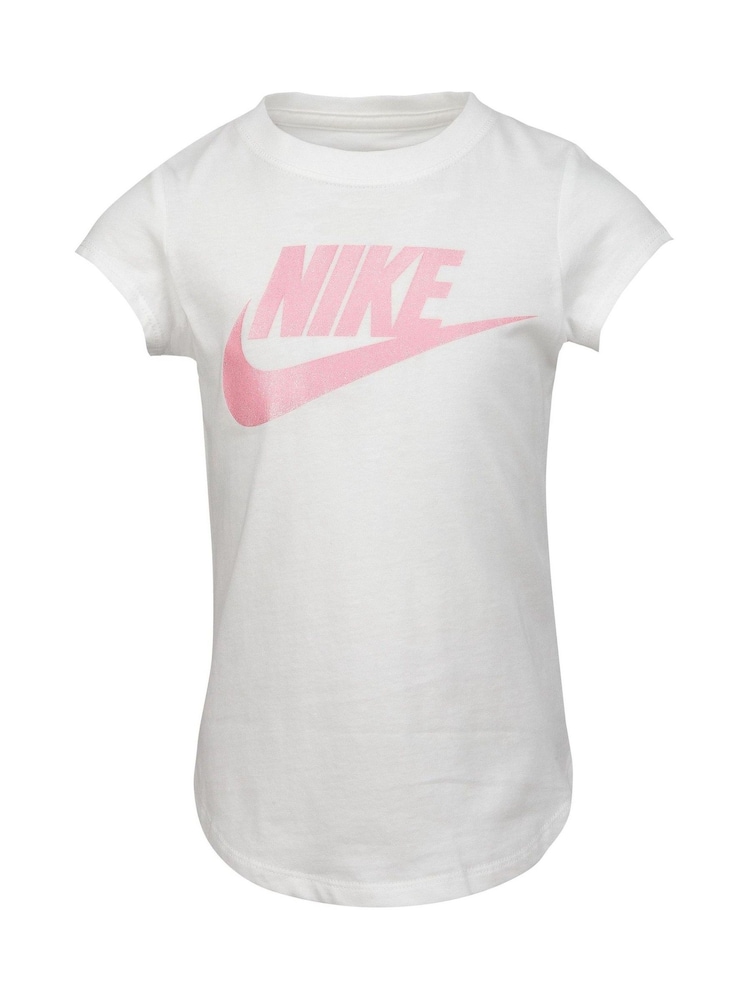Nike White Little Kids Futura T-Shirt - Image 1 of 2