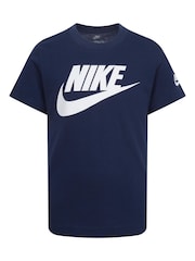 Nike Blue Futura Little Kids T-Shirt - Image 2 of 3