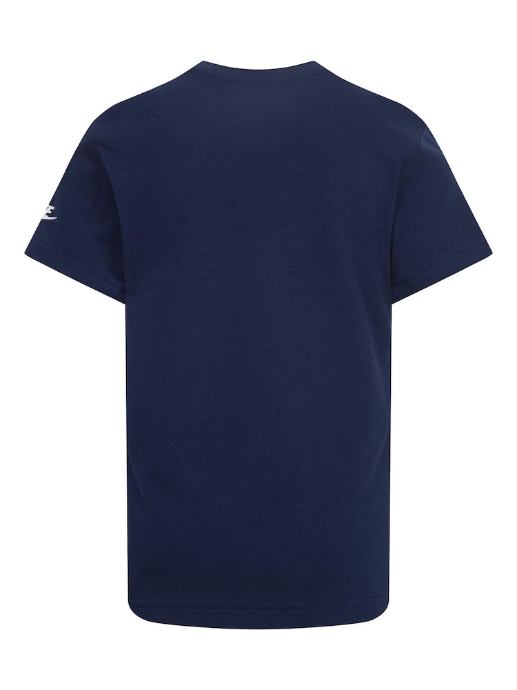 Nike Blue Futura Little Kids T-Shirt - Image 3 of 3