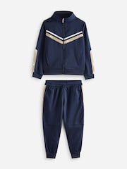 Nike Blue Little Kids Club Taped Poly Tracksuit - Image 1 of 5
