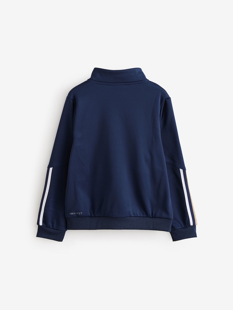 Nike Blue Little Kids Club Taped Poly Tracksuit - Image 2 of 5