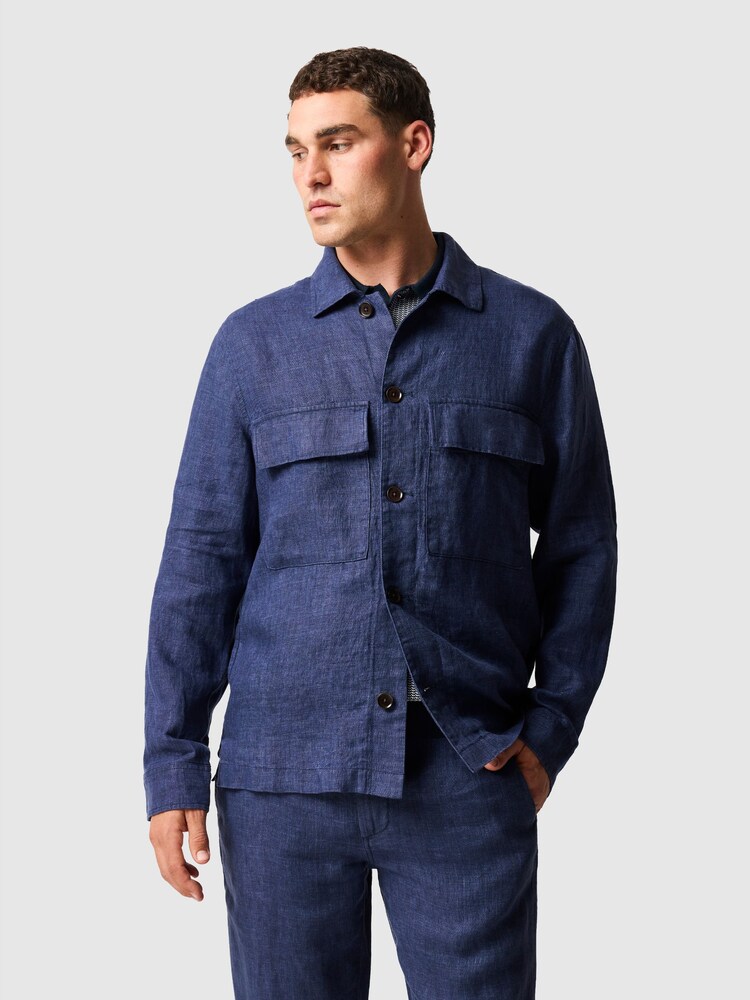 Rodd & Gunn Blue West Island Shacket - Image 1 of 5 Rodd & Gunn Blue West Island Shacket - Image 1 of 5