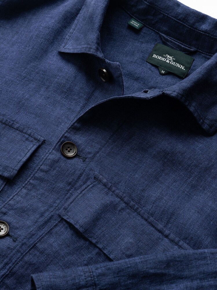 Rodd & Gunn Blue West Island Shacket - Image 5 of 5 Rodd & Gunn Blue West Island Shacket - Image 5 of 5