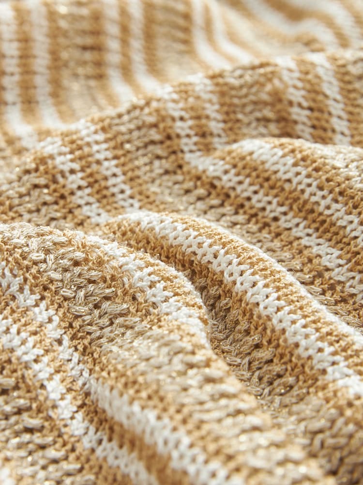 Gold Stitch Detail Kimono Dress - Image 6 of 6