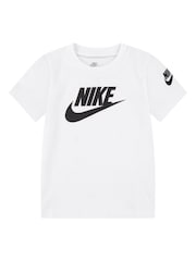 Nike White Infant Futura T-Shirt - Image 1 of 4