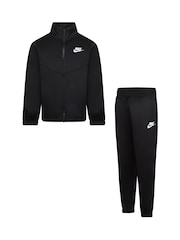 Nike Black Little Kids Lifestyle Essentials Poly Tracksuit - Image 1 of 6