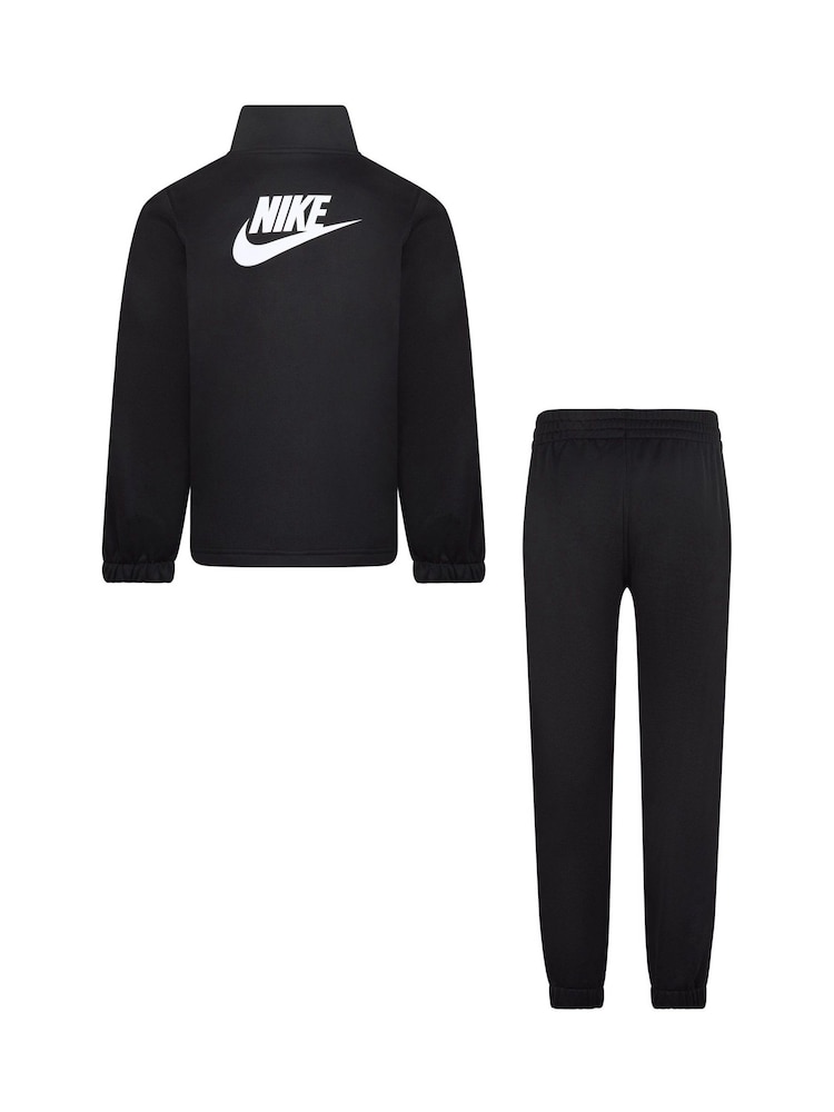Nike Black Little Kids Lifestyle Essentials Poly Tracksuit - Image 2 of 6