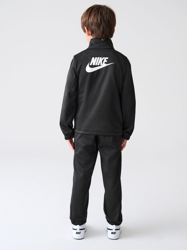 Nike Black Little Kids Lifestyle Essentials Poly Tracksuit - Image 2 of 16 Nike Black Little Kids Lifestyle Essentials Poly Tracksuit - Image 2 of 16