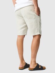 Rodd & Gunn Natural Linen 9" Resort Shorts - Image 3 of 5