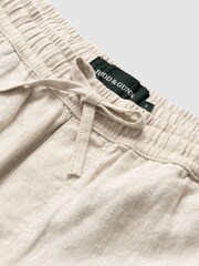 Rodd & Gunn Natural Linen 9" Resort Shorts - Image 4 of 5
