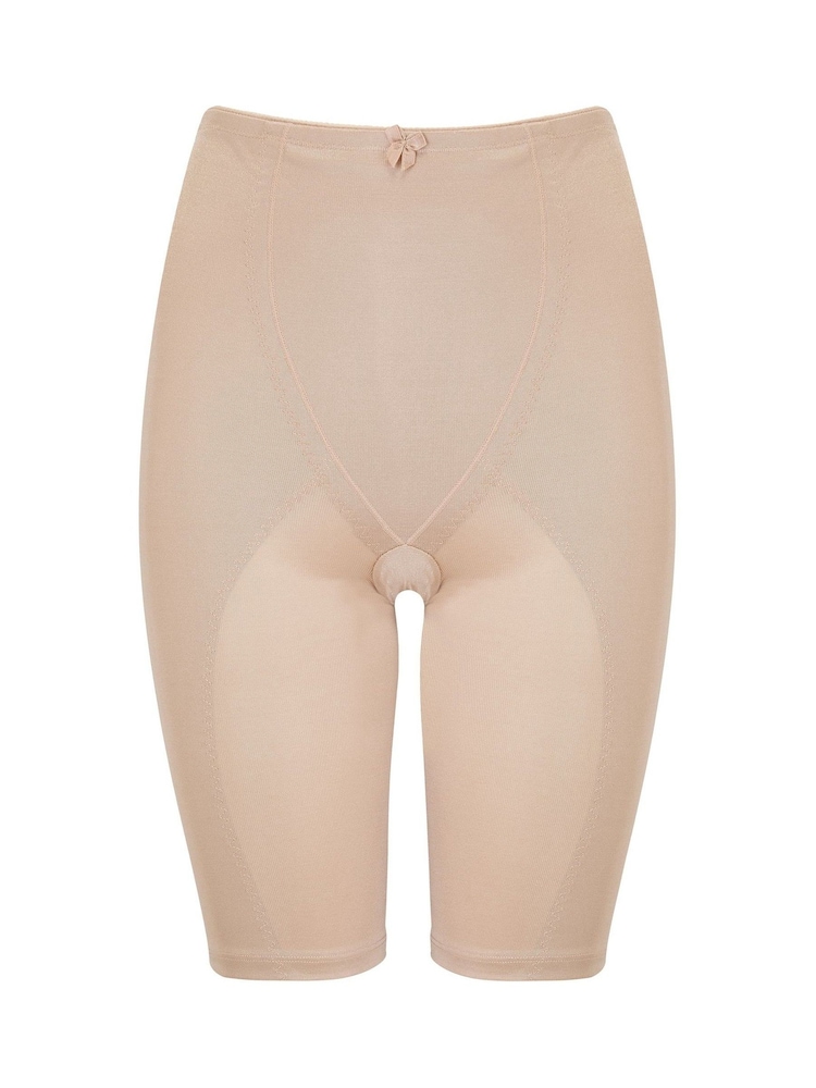 Pour Moi Nude Hourglass Shapewear Firm Tummy Control High Waist Shorts - Image 4 of 4 Pour Moi Nude Hourglass Shapewear Firm Tummy Control High Waist Shorts - Image 4 of 4