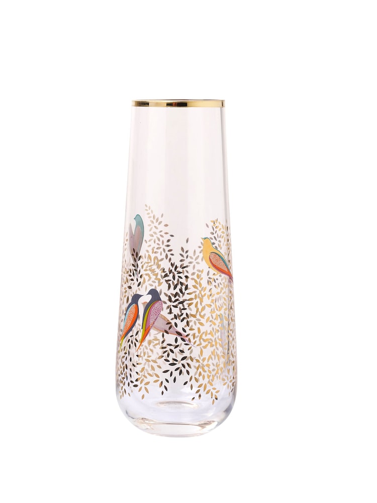 Sara Miller Clear Chelsea Single Stem Glass Vase - Image 2 of 6
