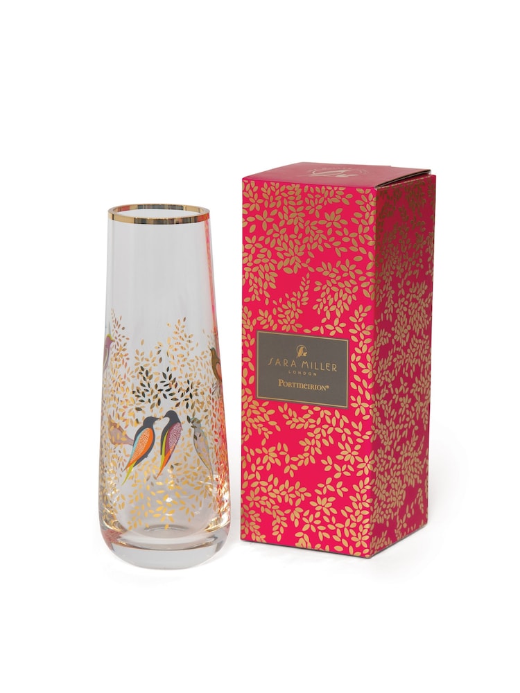 Sara Miller Clear Chelsea Single Stem Glass Vase - Image 6 of 6