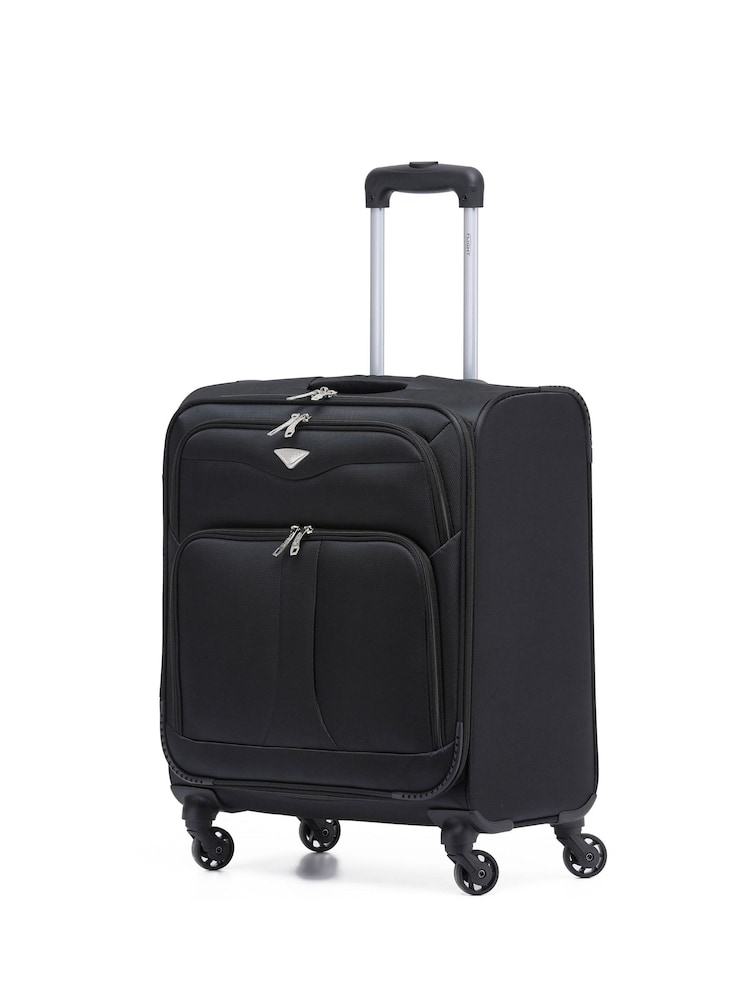 Flight Knight Black 56x45x25cm EasyJet Overhead Soft Case - Image 1 of 7