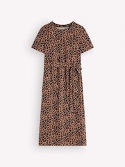 Boden Brown T-Shirt Jersey Midi Dress - Image 6 of 6