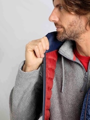Weird Fish Blue Langtree Lightweight Showerproof Padded Gilet - Image 4 of 7