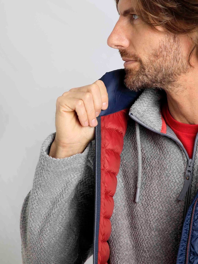 Weird Fish Blue Langtree Lightweight Showerproof Padded Gilet - Image 4 of 7