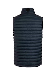 Weird Fish Blue Langtree Lightweight Showerproof Padded Gilet - Image 7 of 7