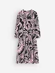 Boden Black Nicola Cotton Midi Dress - Image 7 of 7