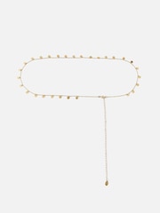 Accessorize Gold Tone Single Disc Drop Belly Chain - Image 1 of 2