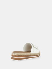 Novo White Brave Buckle Mules - Image 3 of 3