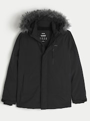 Μαύρο - Hollister Heavyweight Logo Parka Coat - Εικόνα 5 από 8