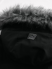 Μαύρο - Hollister Heavyweight Logo Parka Coat - Εικόνα 7 από 8