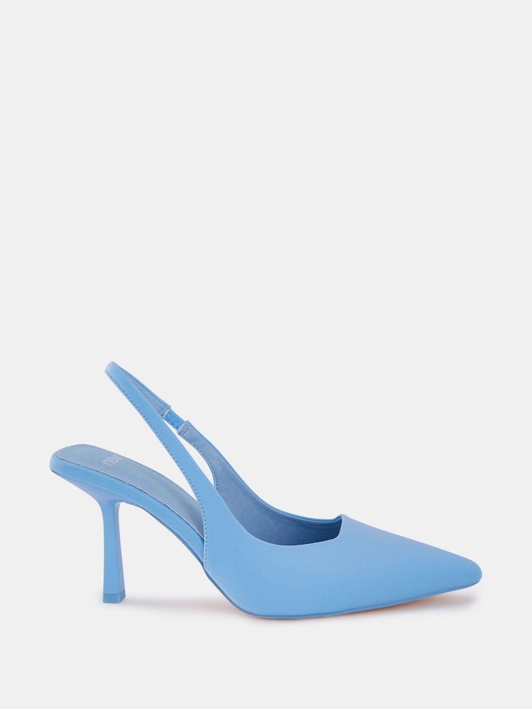 Blau - Novo Zafu Pumps mit Fersenriemen - Bild 2 von 6
