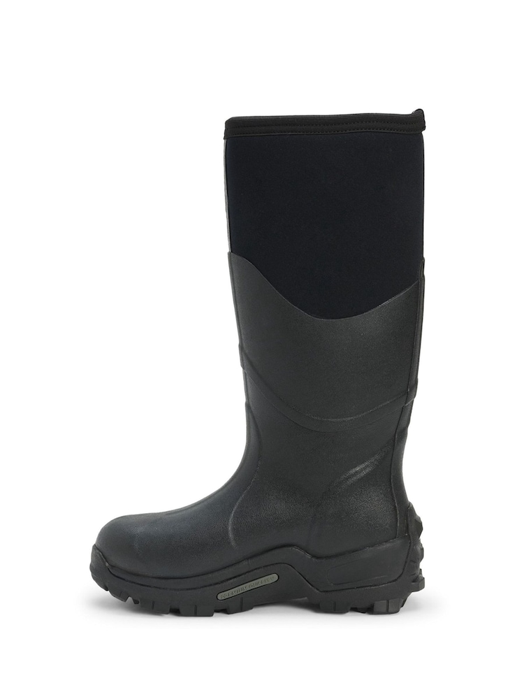 Muck Boots Black Muckmaster Hi Wellington Boots - Image 2 of 6