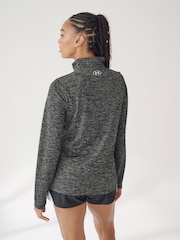 Under Armour Black Tech Twist 1/2 Zip Sweat Top - Image 3 of 6