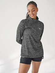 Under Armour Black Tech Twist 1/2 Zip Sweat Top - Image 4 of 6