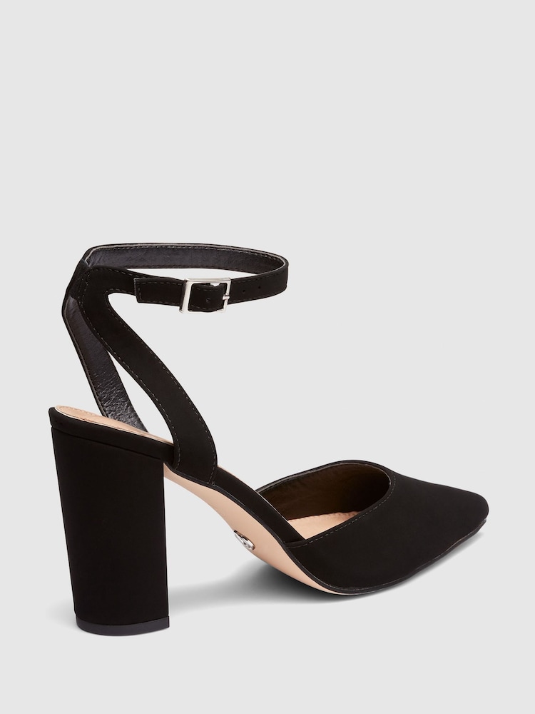 Novo Black Wide Fit Ivie Ankle Point Two Part Courts - Image 4 of 4 Novo Black Wide Fit Ivie Ankle Point Two Part Courts - Image 4 of 4