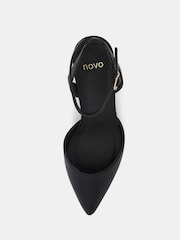 Novo v standardnem kroju Ingerid Low čevlji z visoko peto Ankle Strap salonar - Slika 5 iz 6