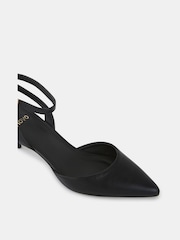 Novo v standardnem kroju Ingerid Low čevlji z visoko peto Ankle Strap salonar - Slika 6 iz 6