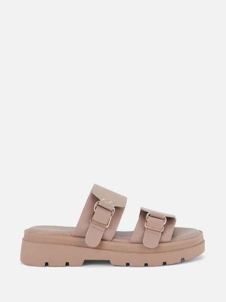 Novo Nude Novo Sandy Chunky Buckle Mule Sandals - Image 2 of 6