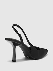 Novo Black Regular Fit Zafu Slingback Court Shoes - Image 4 of 4