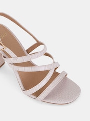 Novo Nude Wide Fit Mimosa Strappy Block Heels - Image 4 of 6