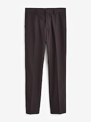Burgundy Red Regular Tuxedo Suit Trousers - Image 6 of 10