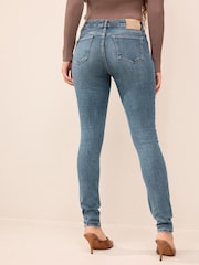 Smoky Blue Low Skinny Jeans - Image 3 of 6